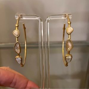 Kendra Scott Ivy Gold Hoop Earrings